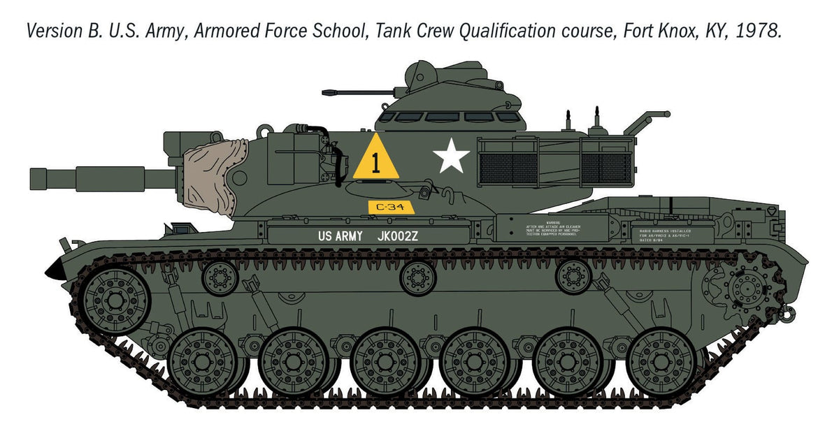 301 - Italeri - 7086 - M60A2 - paint schemes