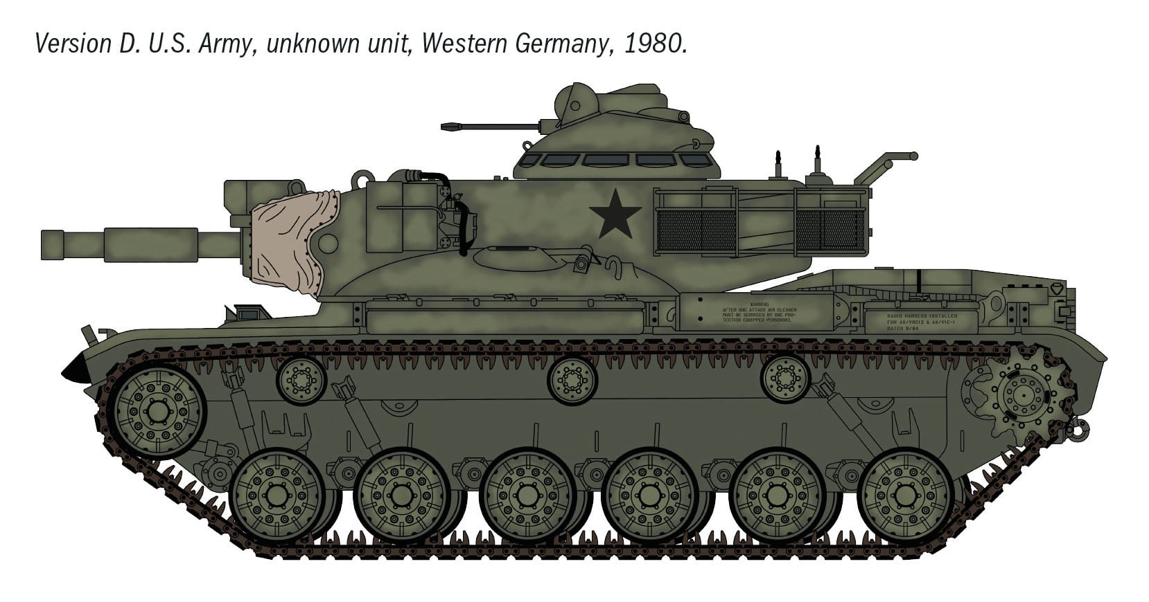 Italeri - 7086 - M60A2 - sprue