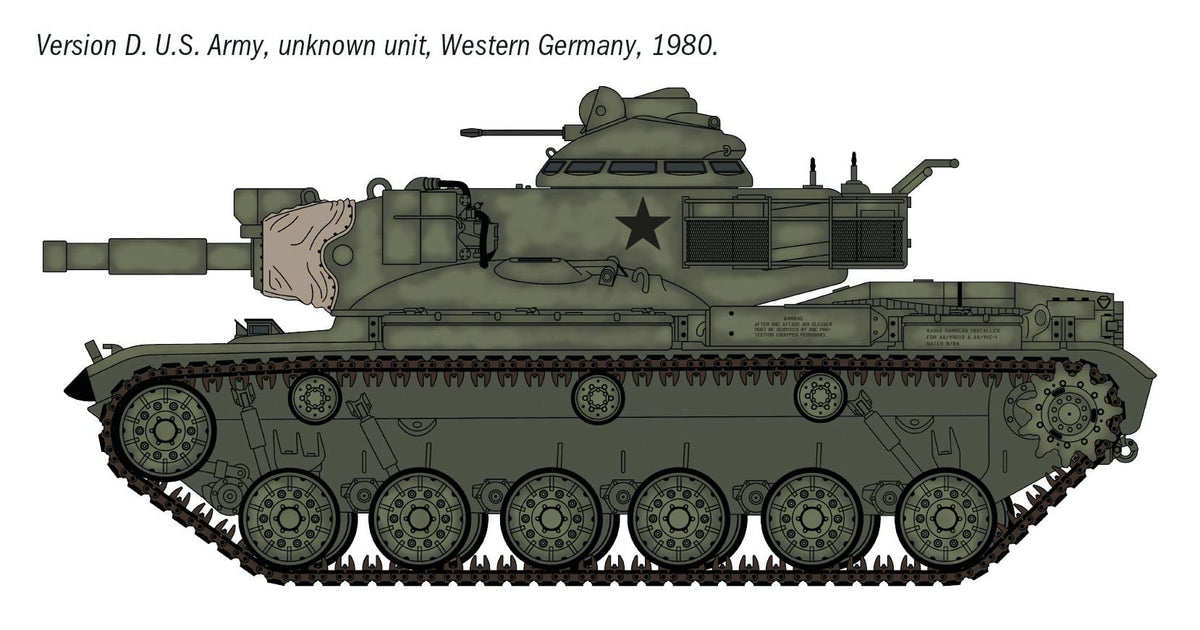 201 - Italeri - 7086 - M60A2 - sprue