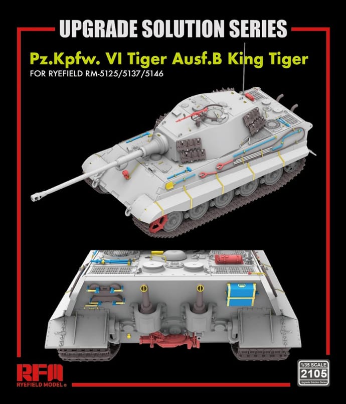 010 - Rye Field Model - 2105 - Henschel Pz.Kpfw. VI Tiger II Ausf. B Königstiger [upgrade kit] - primary image