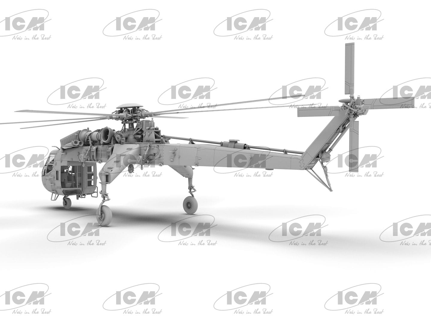 ICM - 72001 - Sikorsky CH-54A Tarhe - digital model