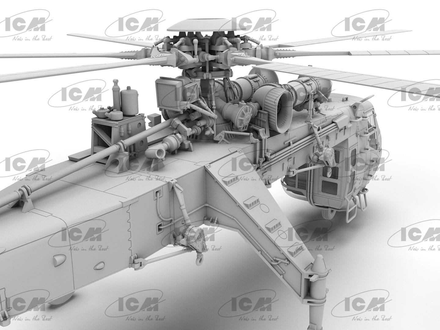 505 - ICM - 72001 - Sikorsky CH-54A Tarhe - digital model
