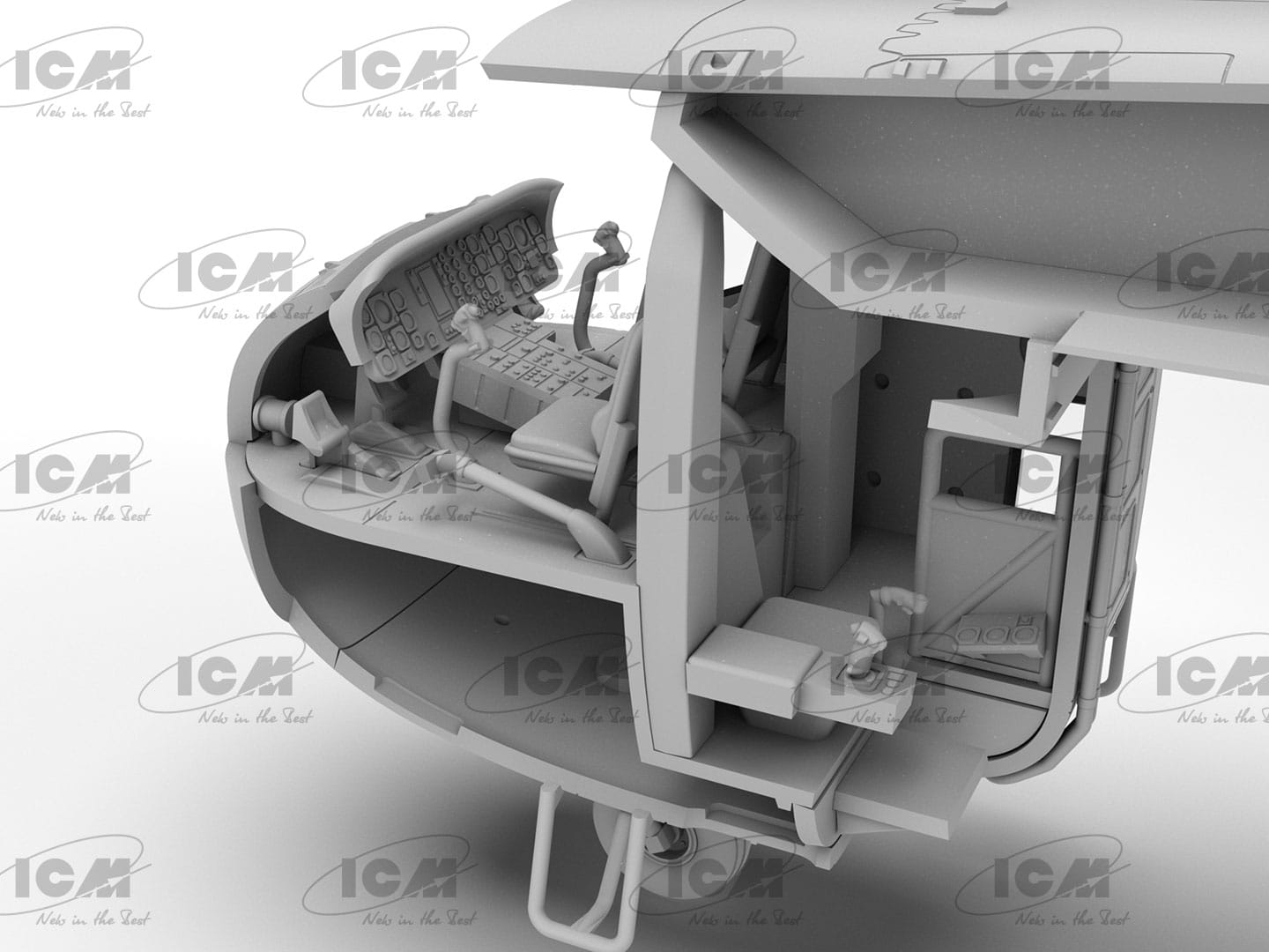 ICM - 72001 - Sikorsky CH-54A Tarhe - digital model