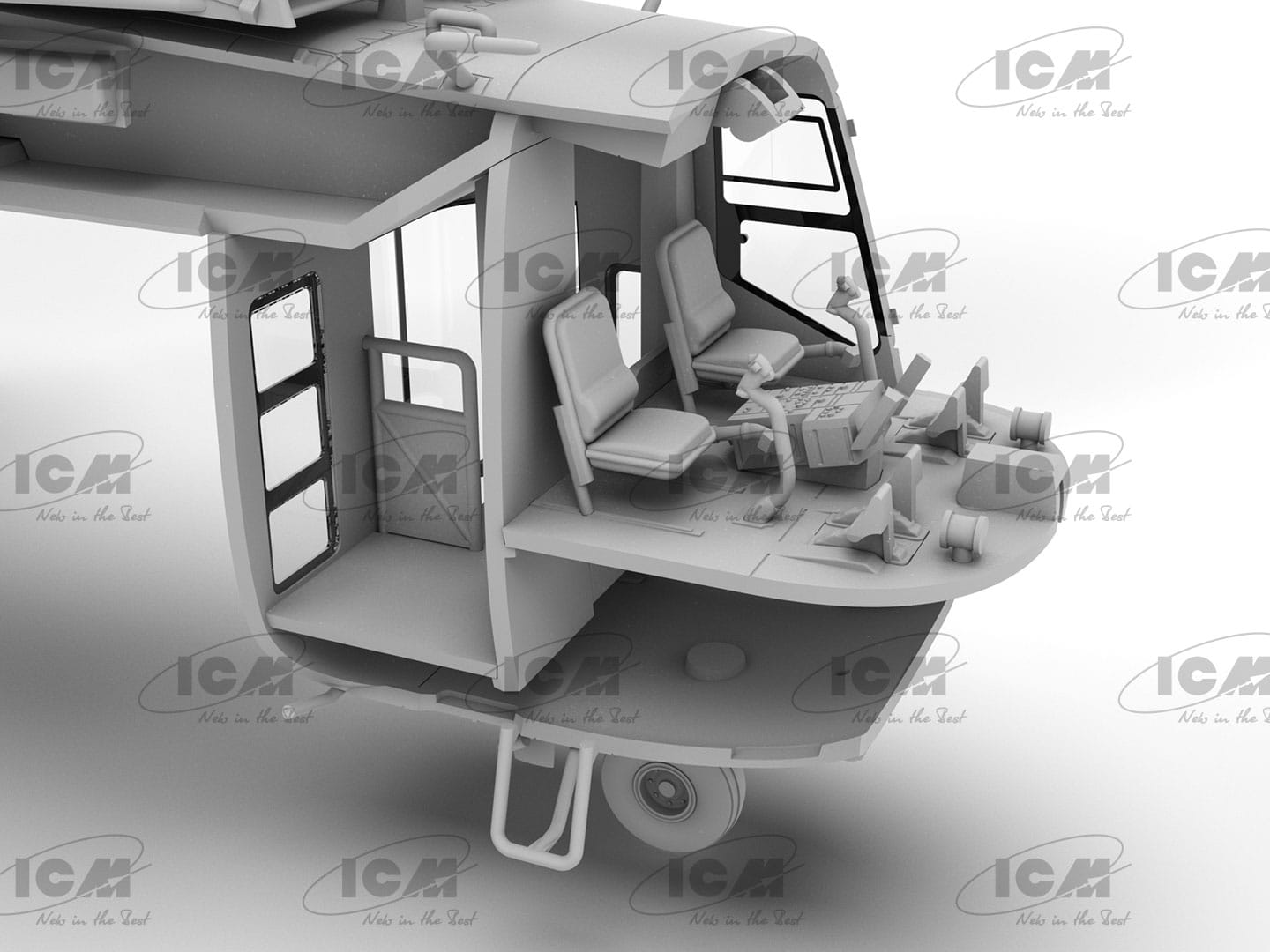 ICM - 72001 - Sikorsky CH-54A Tarhe - digital model