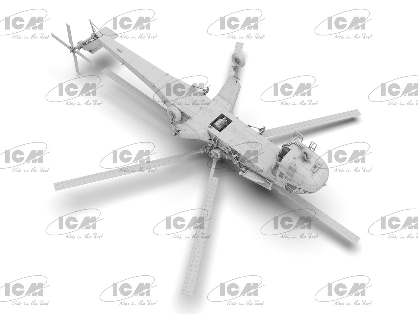 508 - ICM - 72001 - Sikorsky CH-54A Tarhe - digital model