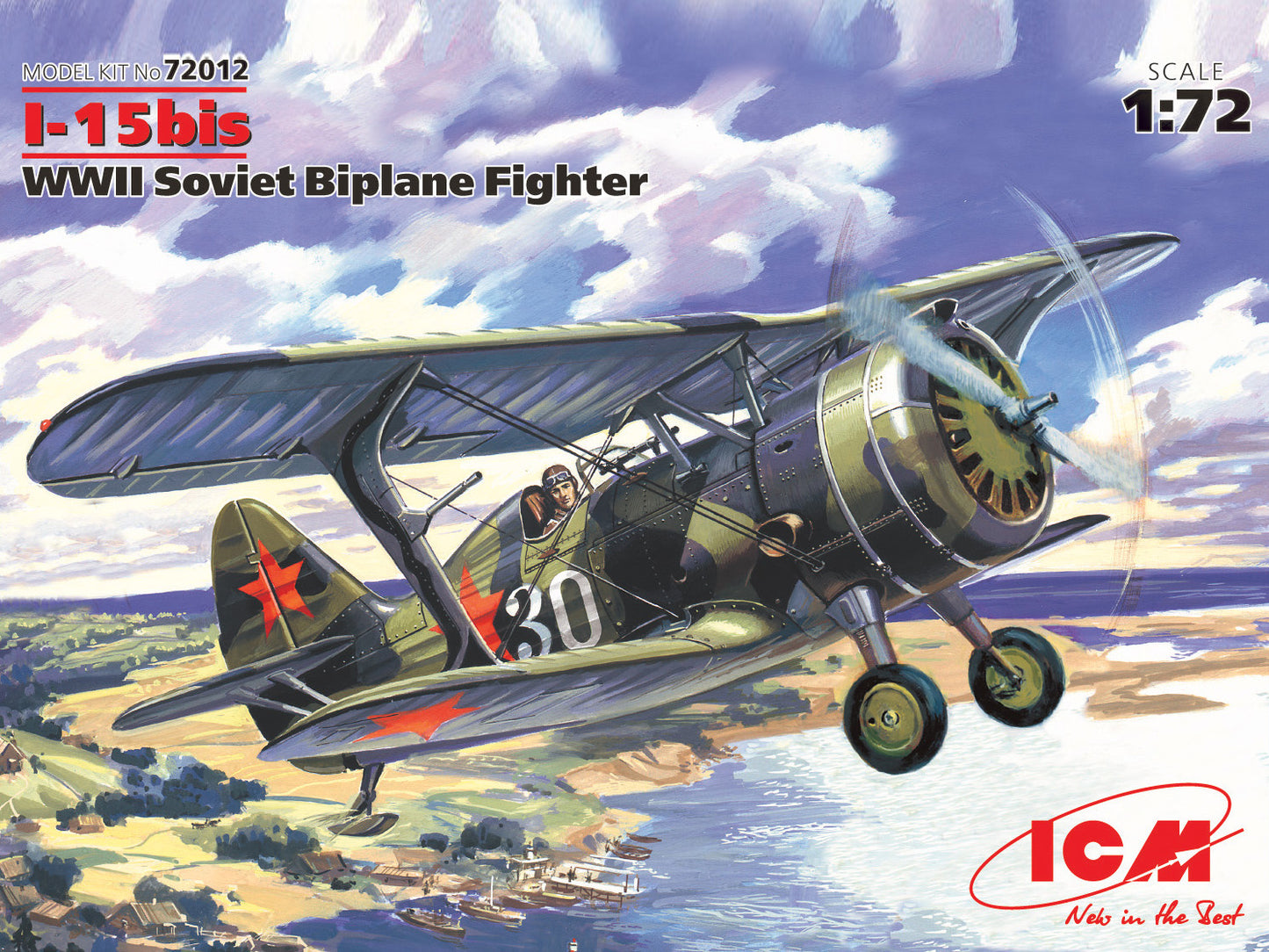 Avion de chasse Polikarpov I-15bis Tchaïka