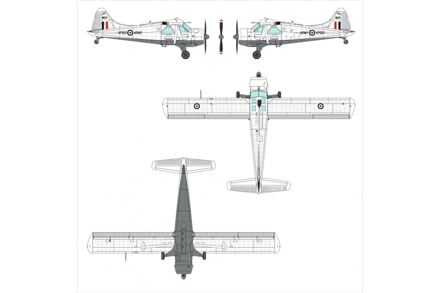 303 - Dora Wings - 72041 - de Havilland Canada Beaver AL Mk I - paint schemes