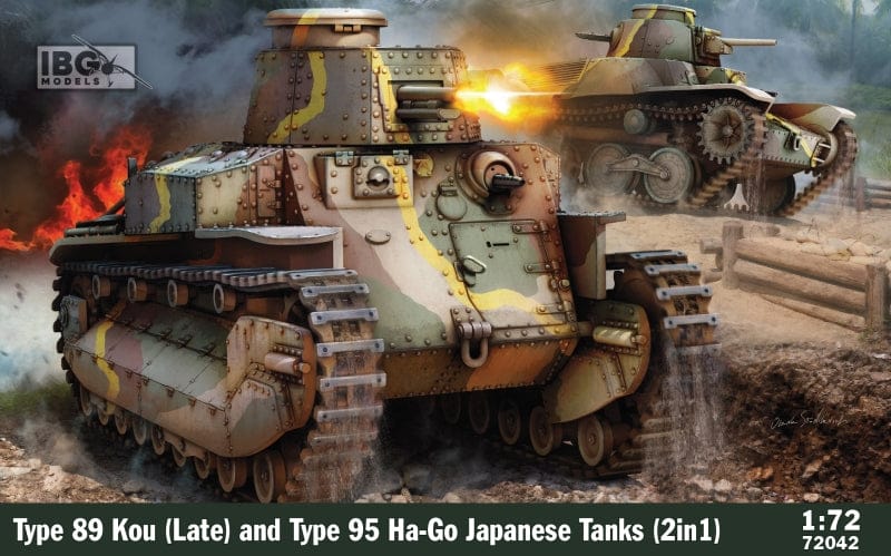 010 - IBG - 72042 - Type 89 Kou (late) and Type 95 Ha-Go [2 in 1] - primary image