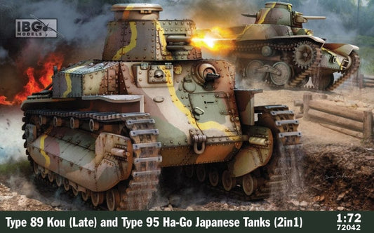 010 - IBG - 72042 - Type 89 Kou (late) and Type 95 Ha-Go [2 in 1] - primary image