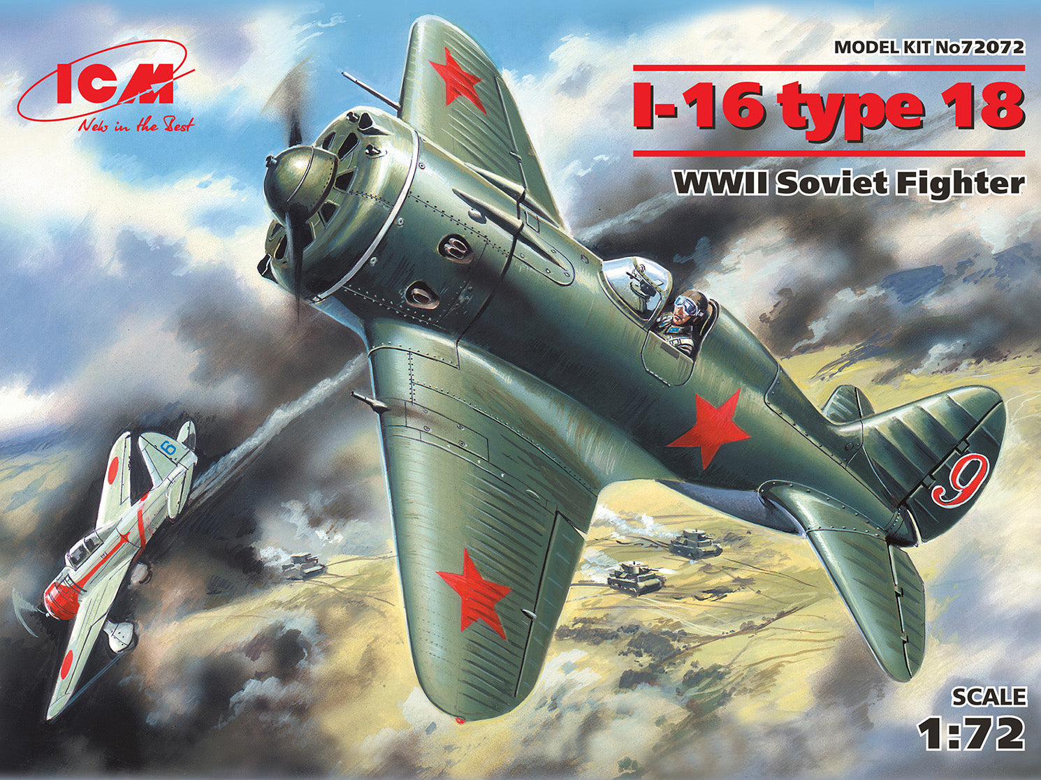 Avion de chasse Polikarpov I-16 Type 18 Ishak