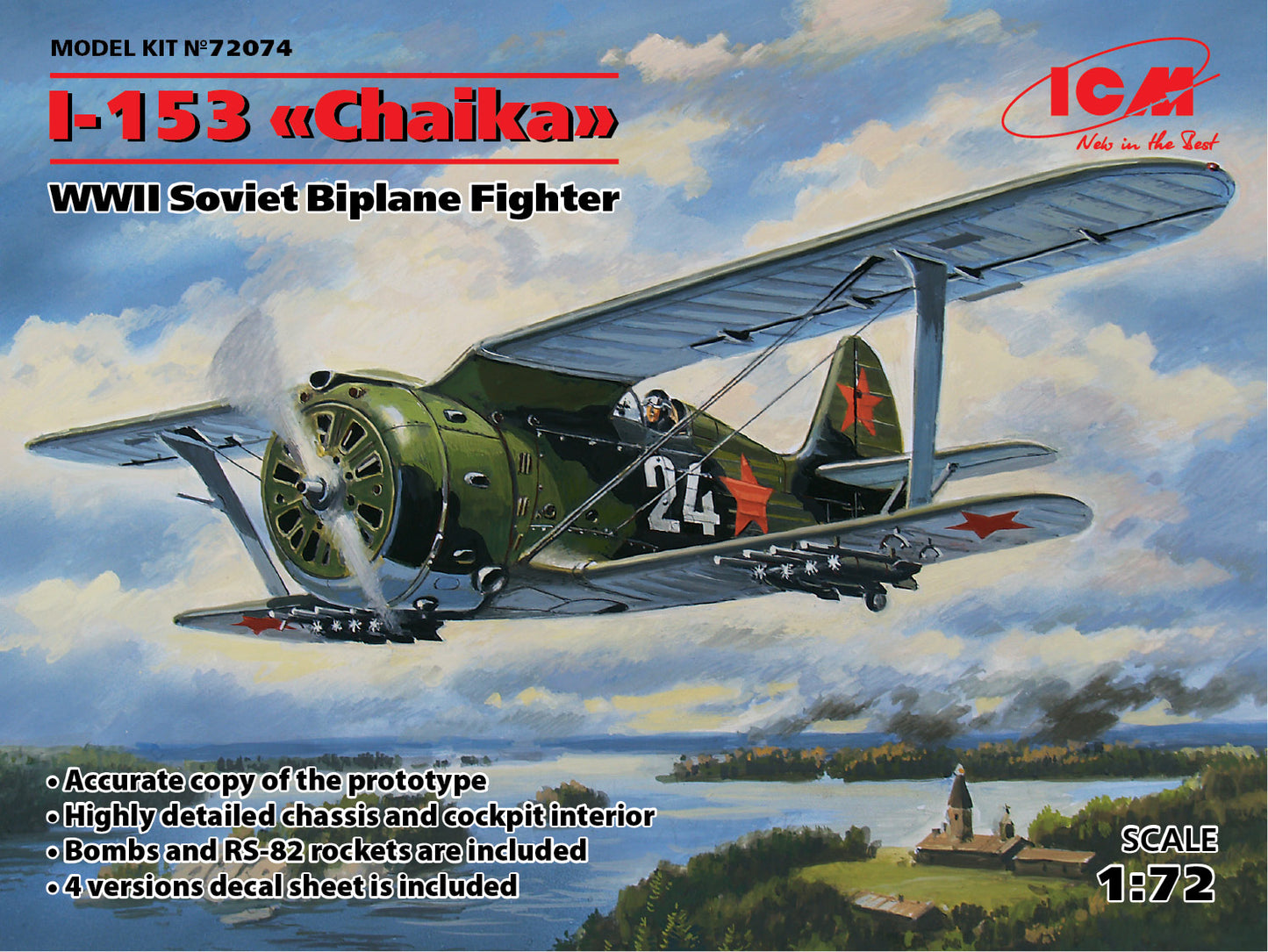 Avion Polikarpov I-153 Tchaïka