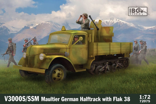 010 - IBG - 72075 - Ford-Werke V 3000 S/SSM Sd.Kfz. 3b Maultier with 2 cm Flak 38 - primary image