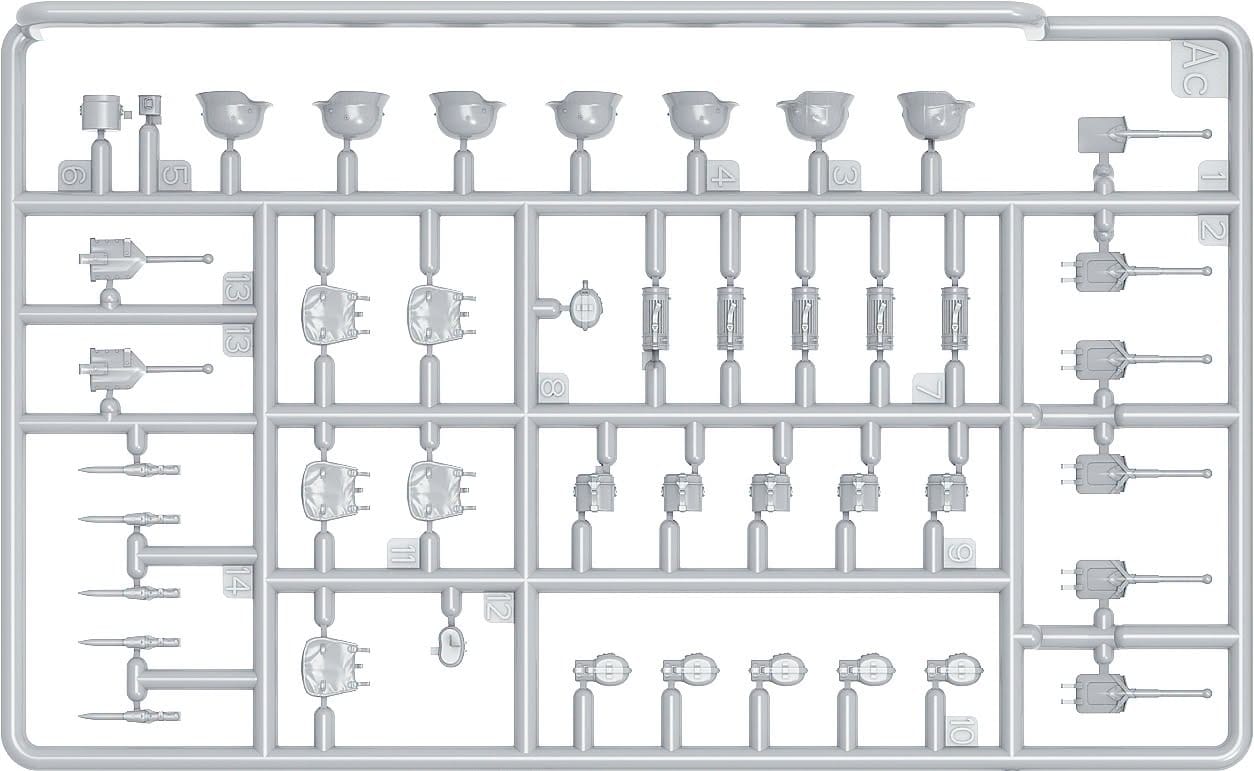 Miniart - 53064 - German Infantry (Ardennes 1944) - sprue