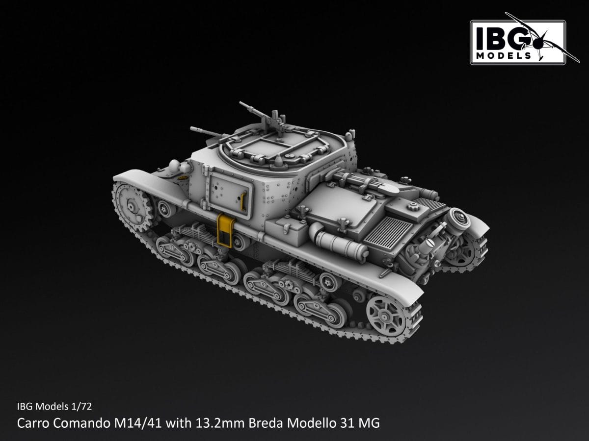 IBG - 72130 - Carro Comando M14/41 - digital model