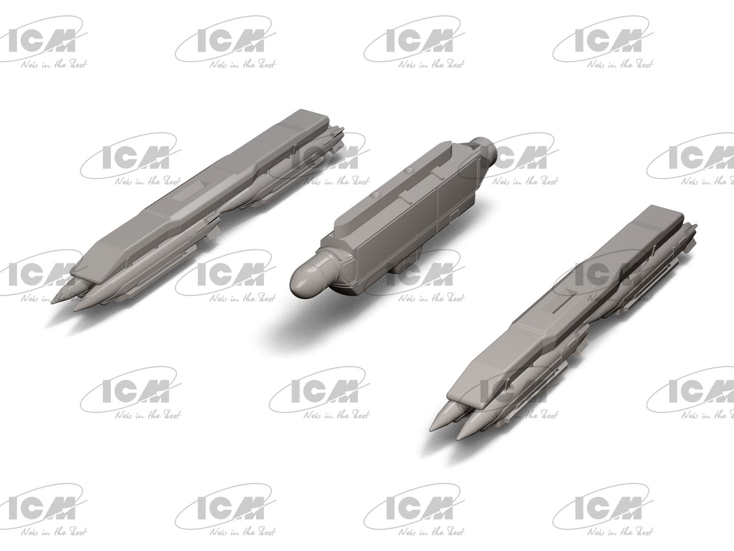 ICM - 72146 - General Dynamics F-16AM Fighting Falcon with GBU-39 - digital model