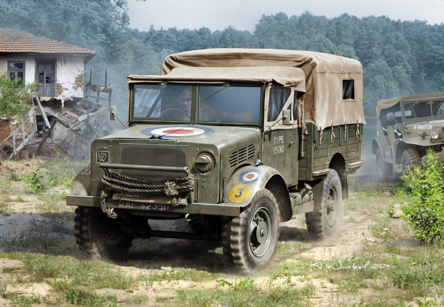 150 - IBG - 72161 - Bedford MWD 15cwt 4x2 GS (Closed Cab) (late) - box art