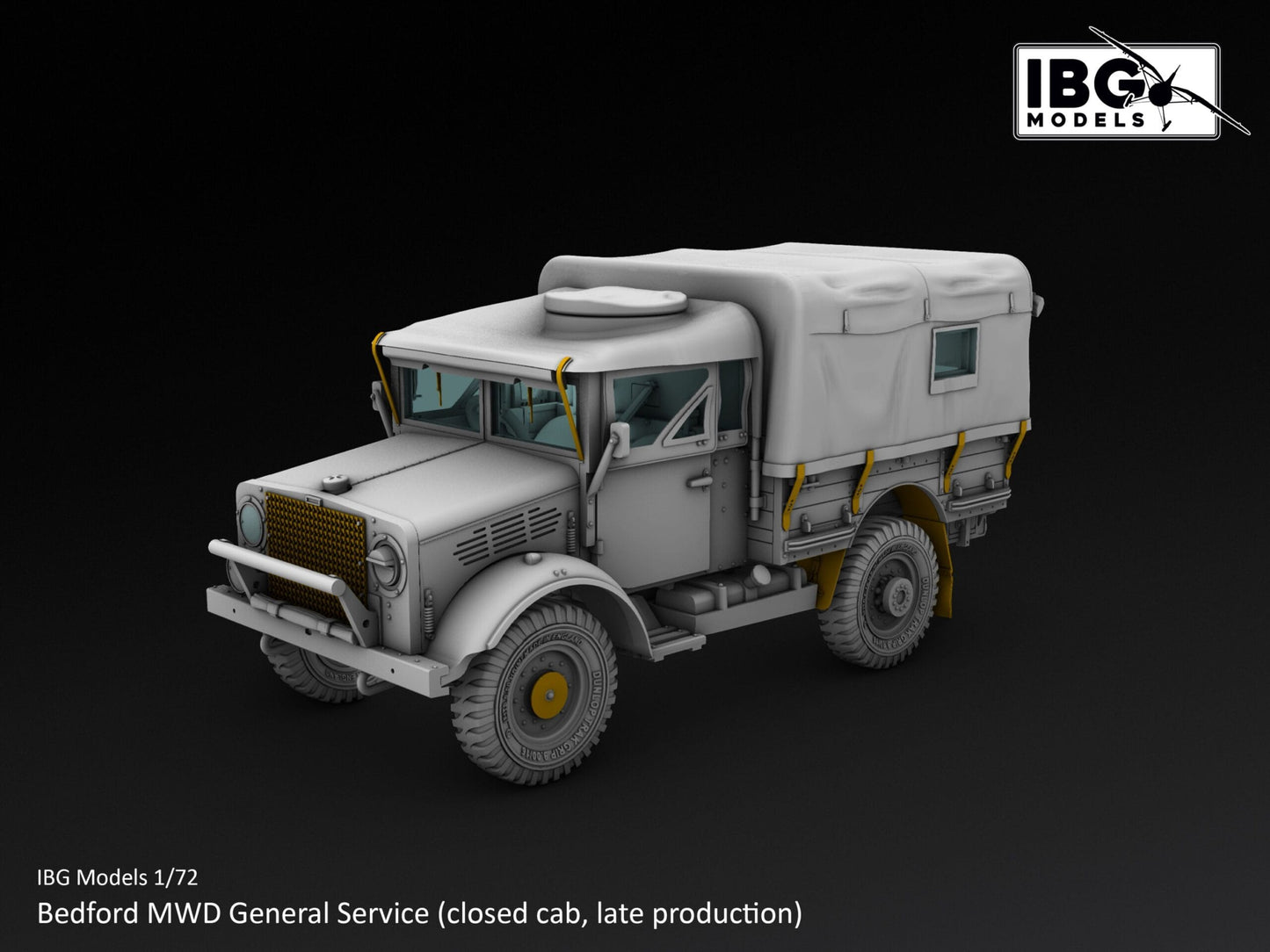 500 - IBG - 72161 - Bedford MWD 15cwt 4x2 GS (Closed Cab) (late) - digital model