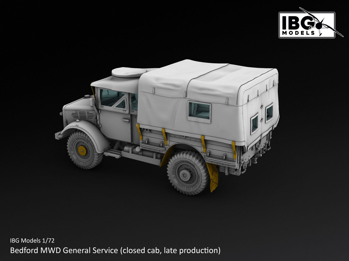 508 - IBG - 72161 - Bedford MWD 15cwt 4x2 GS (Closed Cab) (late) - digital model