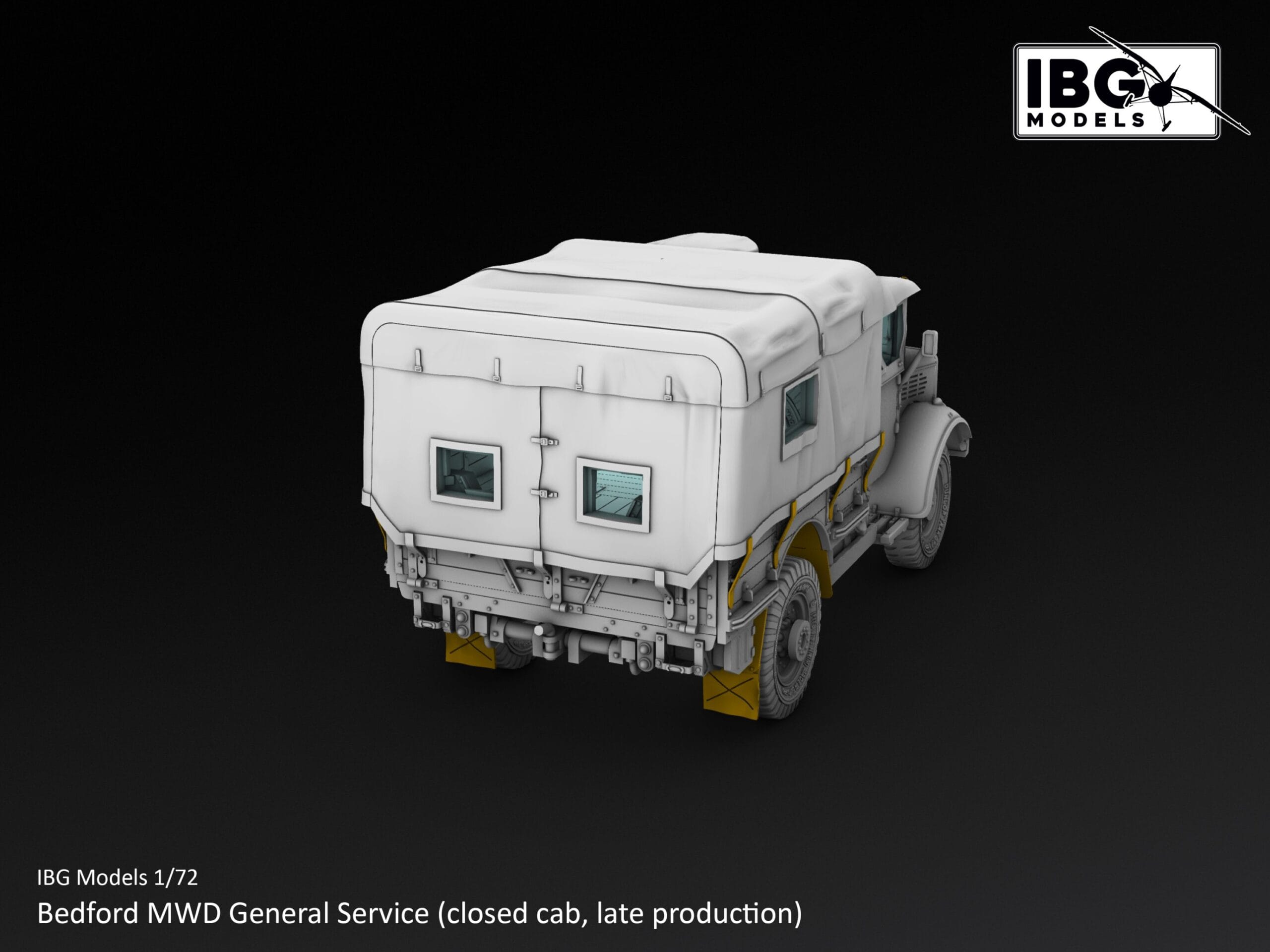 IBG - 72161 - Bedford MWD 15cwt 4x2 GS (Closed Cab) (late) - digital model