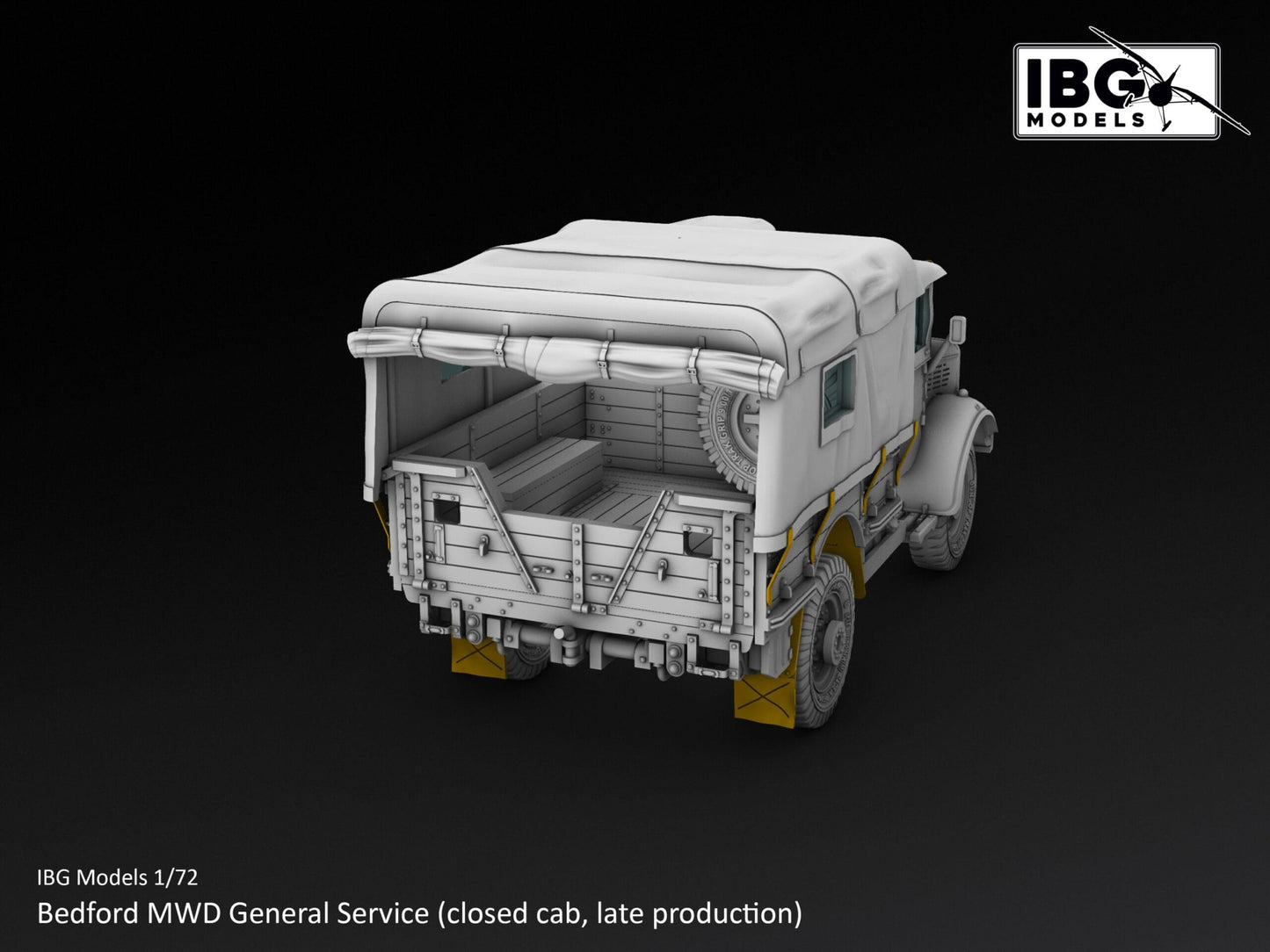 506 - IBG - 72161 - Bedford MWD 15cwt 4x2 GS (Closed Cab) (late) - digital model