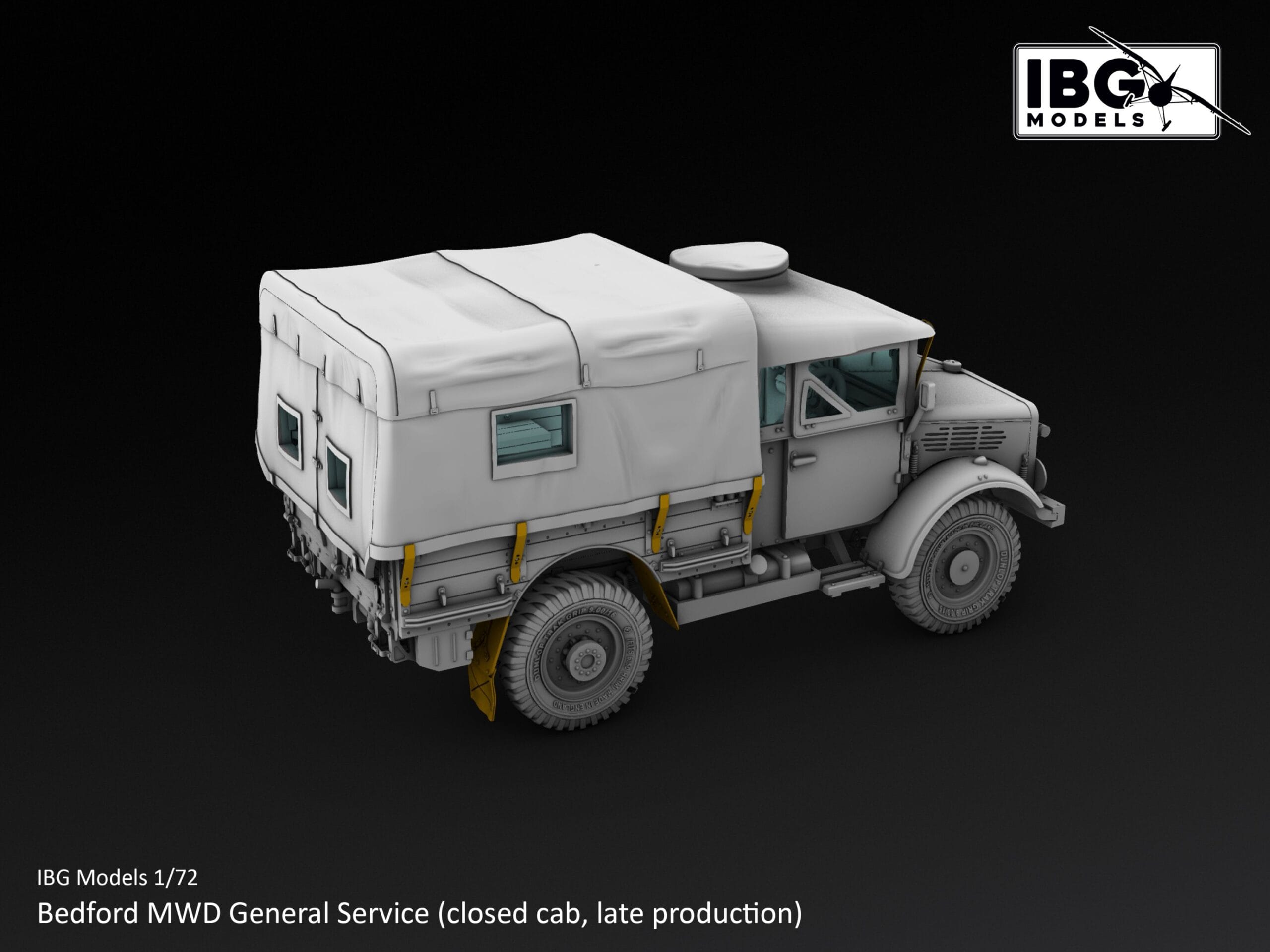 IBG - 72161 - Bedford MWD 15cwt 4x2 GS (Closed Cab) (late) - digital model