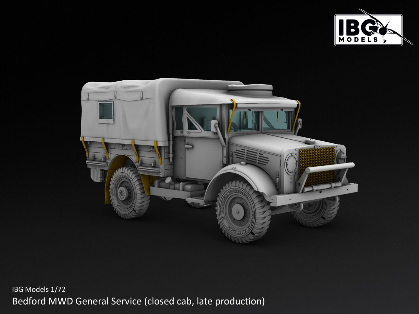 504 - IBG - 72161 - Bedford MWD 15cwt 4x2 GS (Closed Cab) (late) - digital model