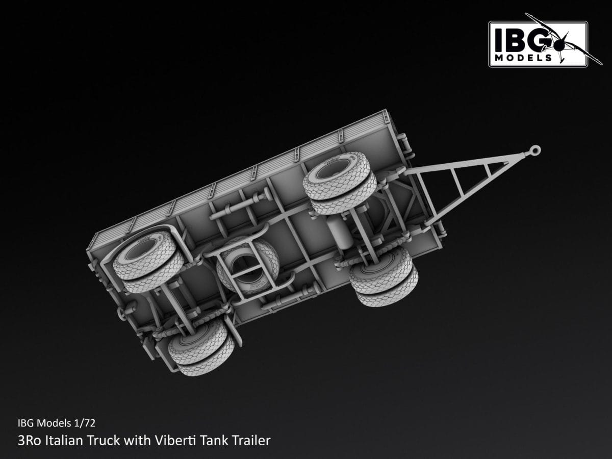IBG - 72167 - Lancia 3Ro with Viberti Tank Trailer - digital model
