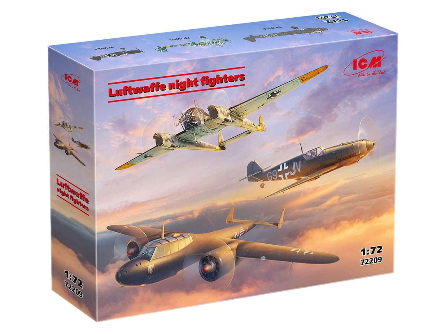 ICM - 72209 - Luftwaffe Night Fighters - box front left angle