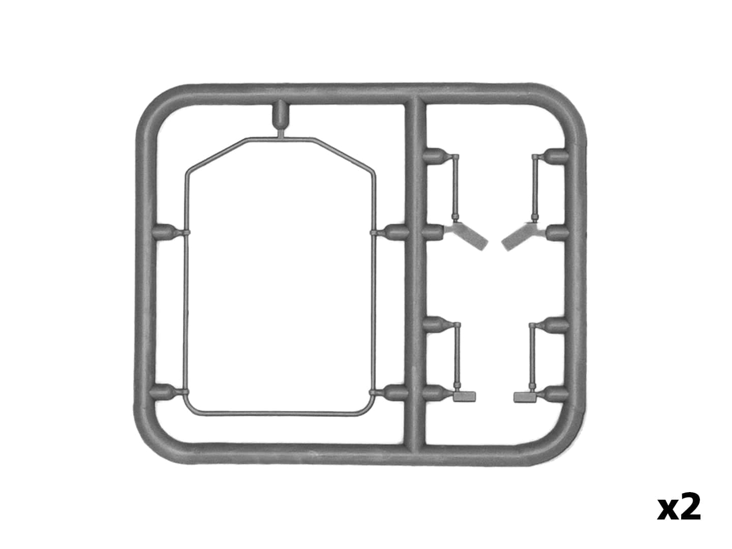 ICM - DS7207 - Wehrmacht Light Armoured Vehicles - sprue
