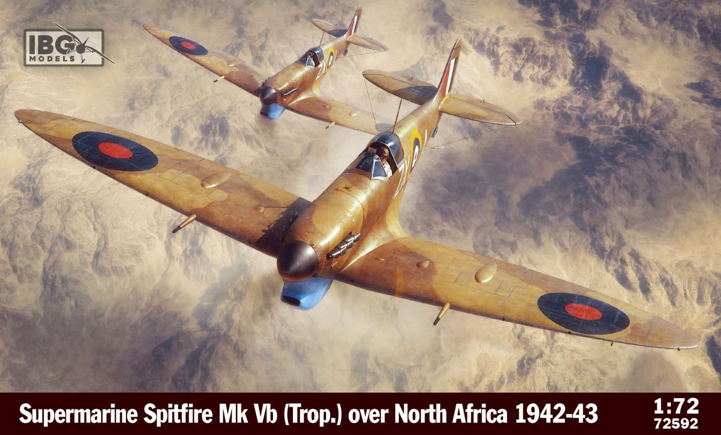 010 - IBG - 72592 - Supermarine Spitfire Mk Vb (trop) - primary image
