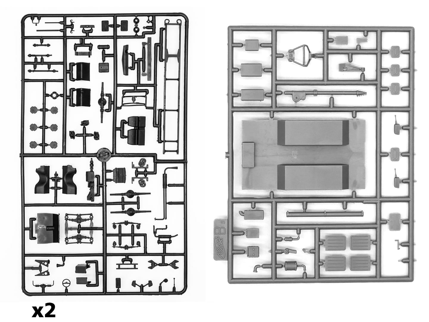 200 - ICM - DS7205 - Military vehicles of the Armed Forces of Ukraine - sprue