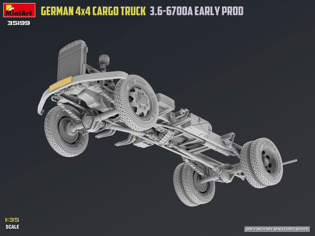 509 - Miniart - 35199 - Opel Blitz 3.6-6700 A (early) - digital model