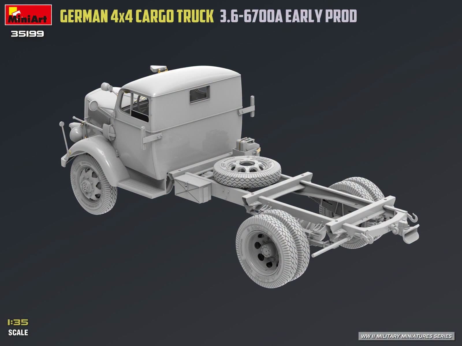 Miniart - 35199 - Opel Blitz 3.6-6700 A (early) - digital model