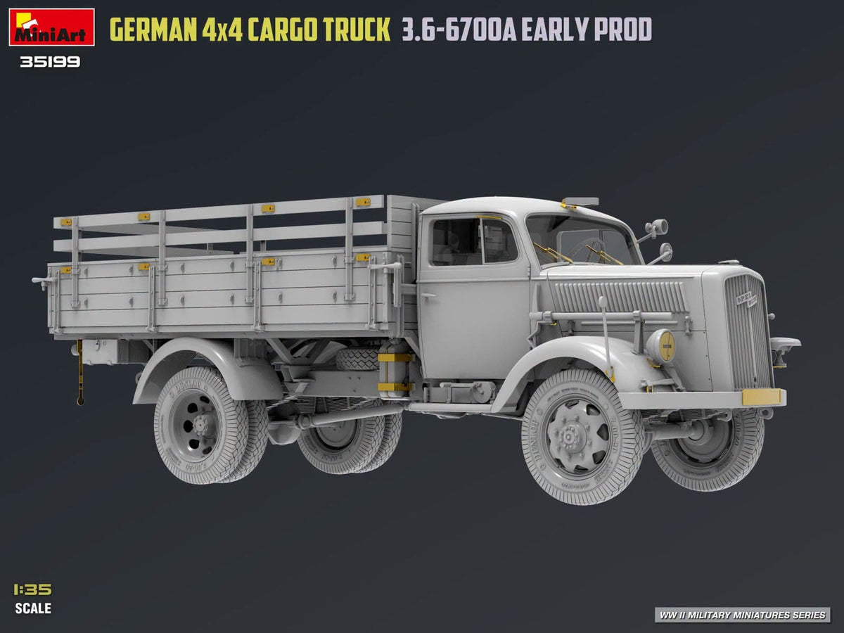503 - Miniart - 35199 - Opel Blitz 3.6-6700 A (early) - digital model