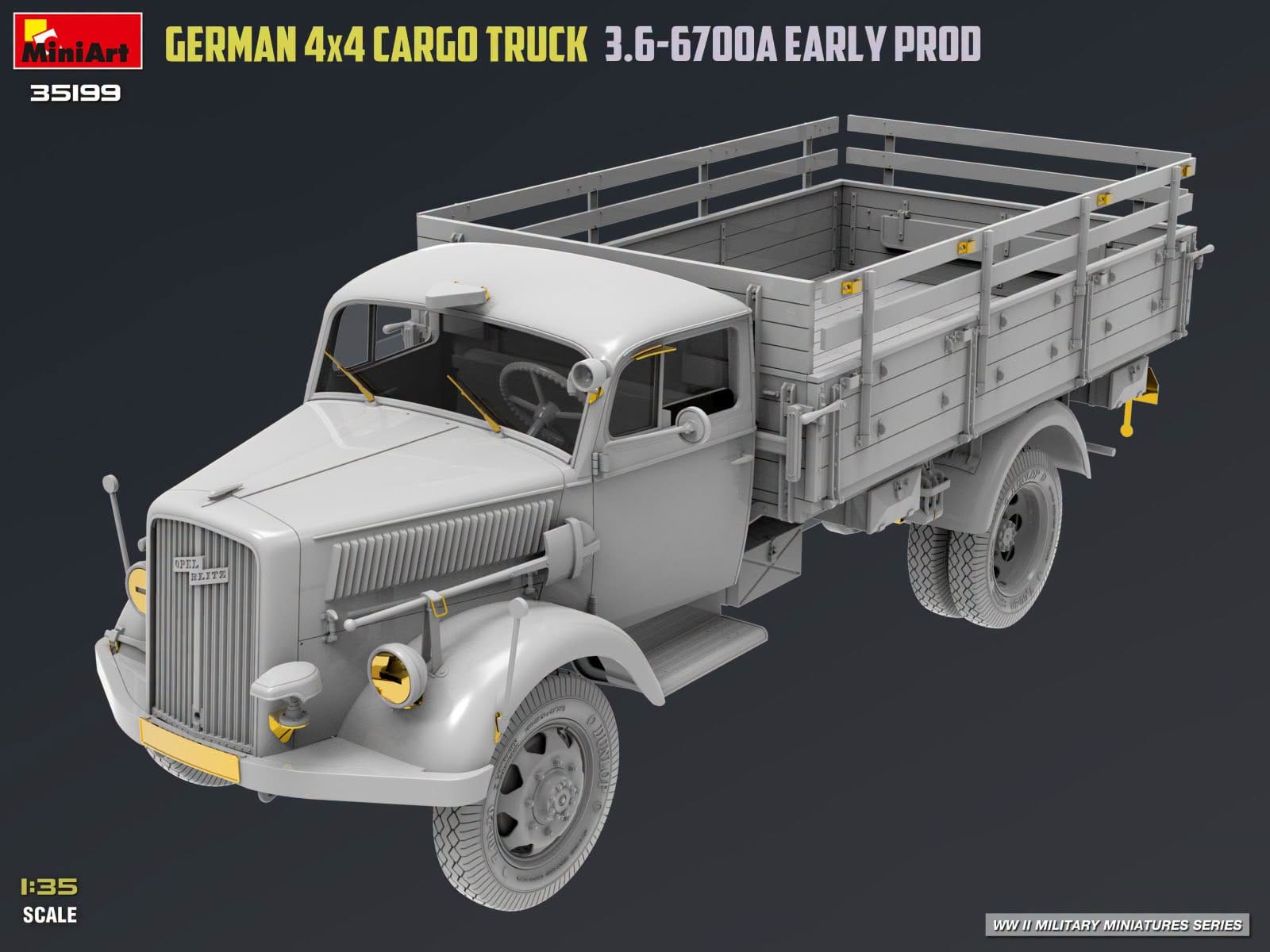 Miniart - 35199 - Opel Blitz 3.6-6700 A (early) - digital model