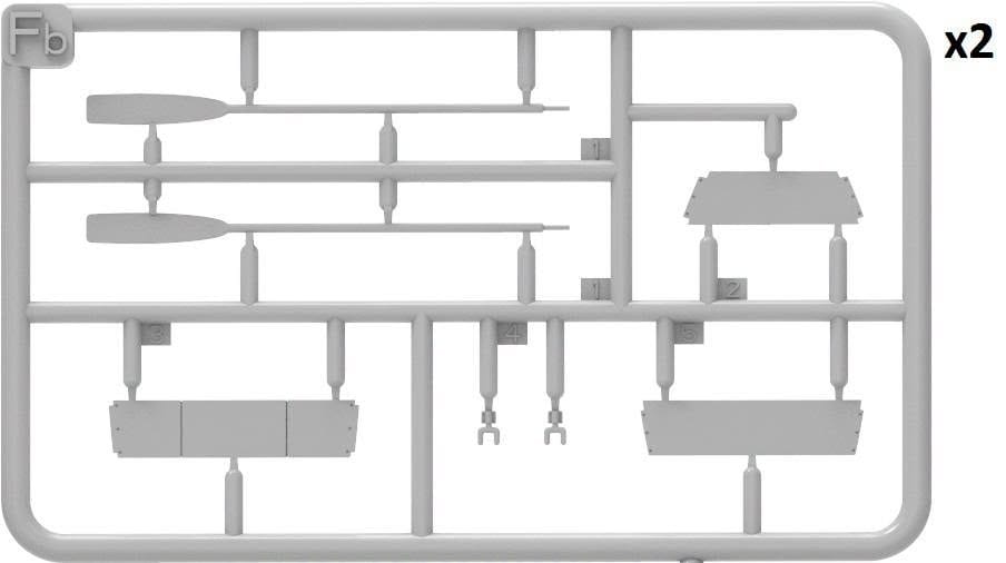 Miniart - 35667 - Wooden Boats - sprue