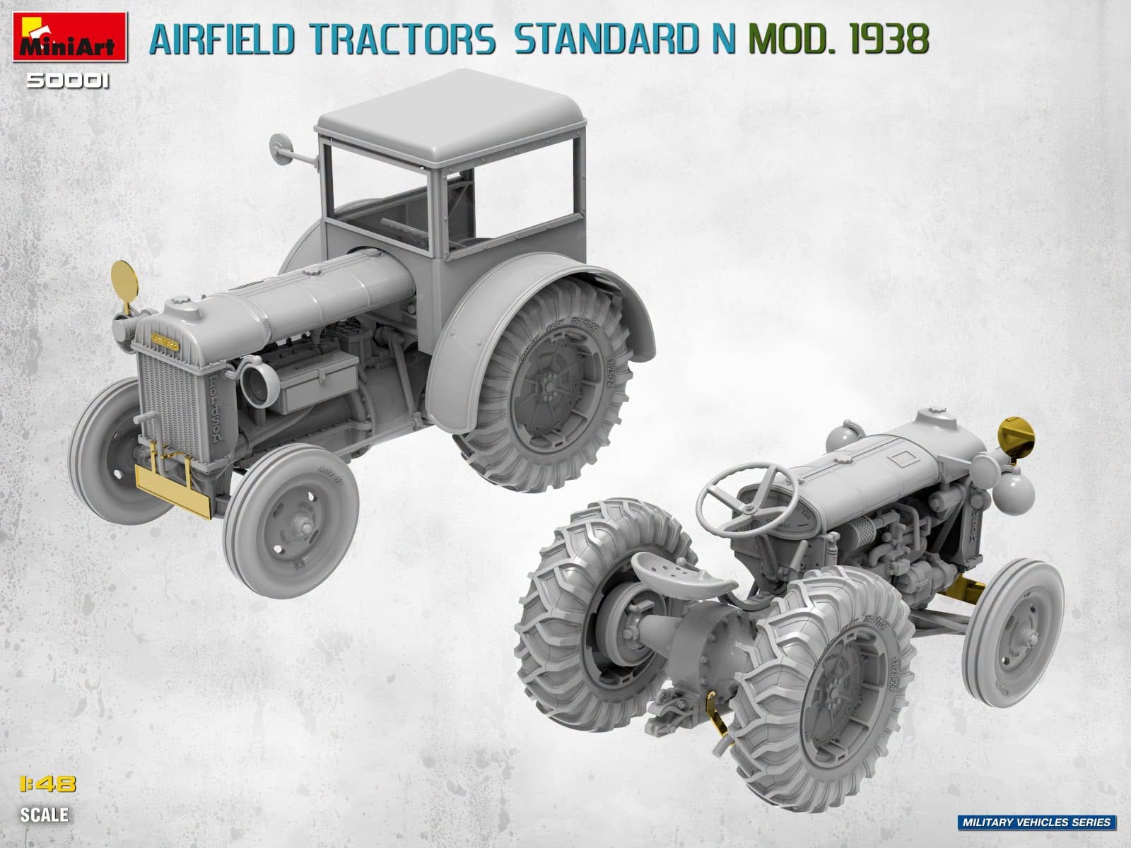 Miniart - 50001 - Fordson Airfield Tractors Model N (1938) - digital model