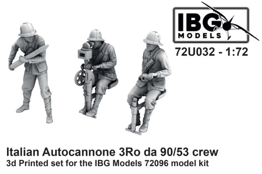010 - IBG - 72U032 - Italian Autocannone da 90/53 Crew - primary image