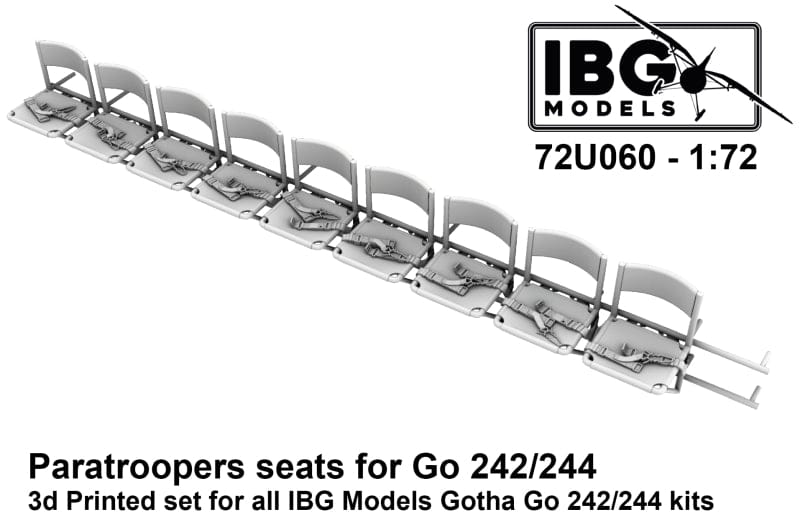 010 - IBG - 72U060 - Gotha Go 242/244 Paratroopers' Seats - primary image