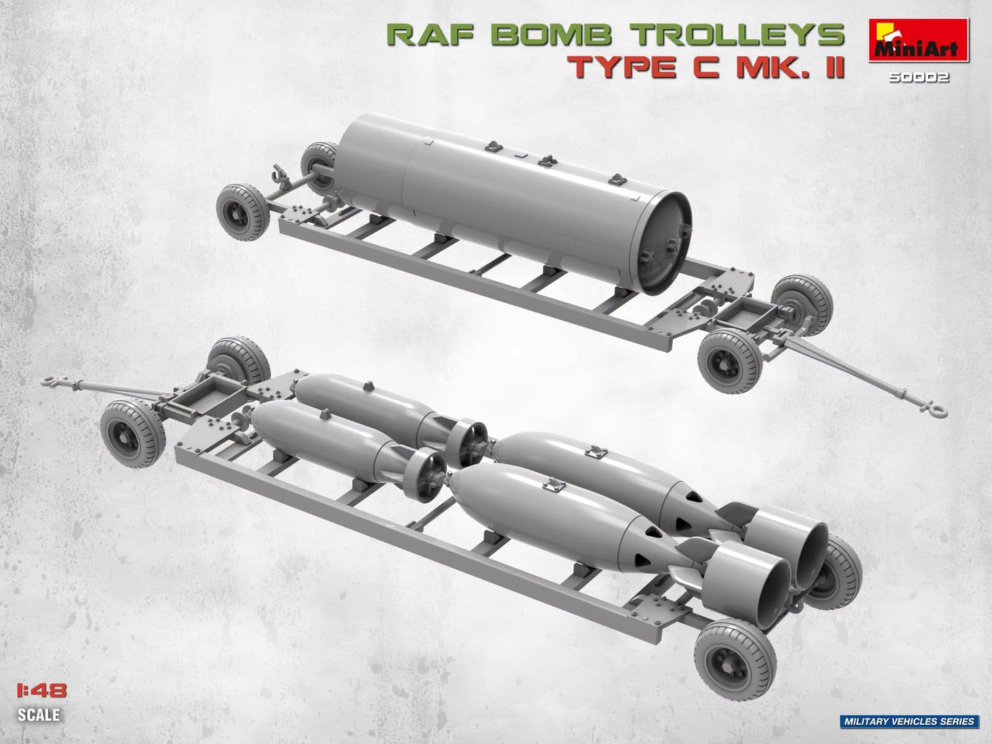 500 - Miniart - 50002 - British Bomb Trolleys and Bombs - digital model