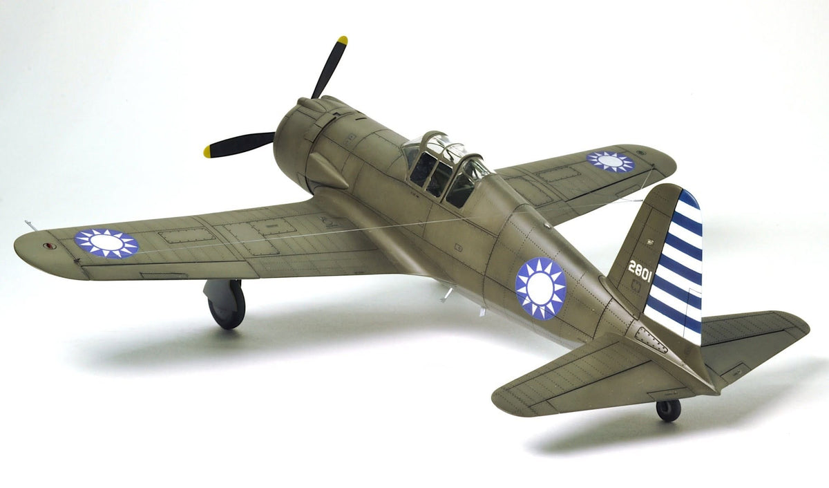 703 - Dora Wings - 48053 - Vultee P-66 Vanguard - painted model