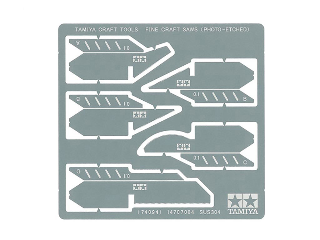 010 - Fine Craft Saws (Photo-Etched) - primary image