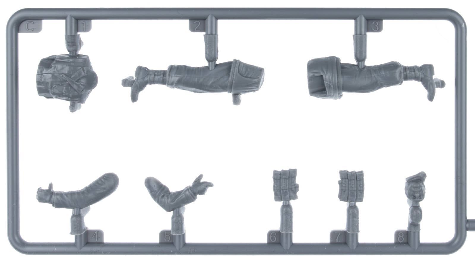Miniart - 53071 - German Infantry (Ardennes 1944-45) - sprue