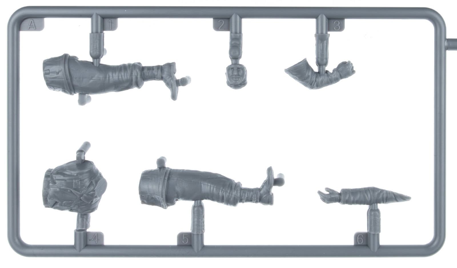 Miniart - 53071 - German Infantry (Ardennes 1944-45) - sprue