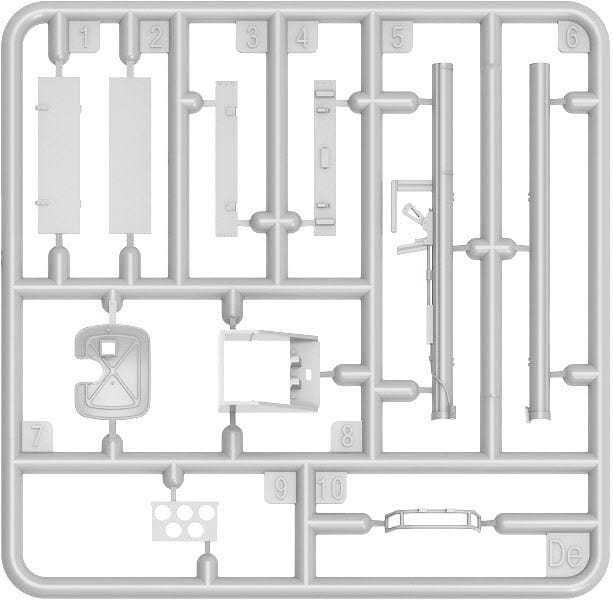 200 - Miniart - 53071 - German Infantry (Ardennes 1944-45) - sprue