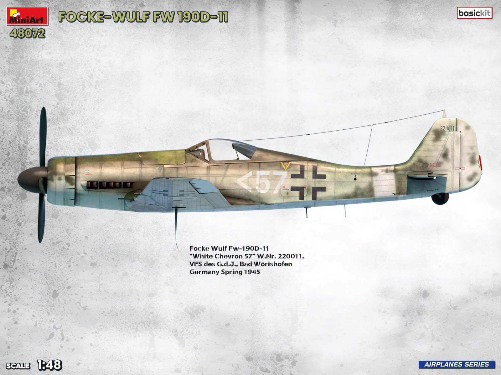 Miniart - 48072 - Focke-Wulf Fw 190 D-11 - paint schemes