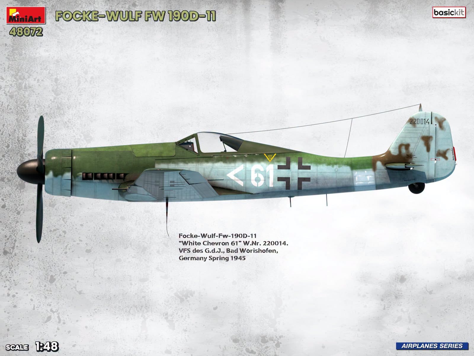 Miniart - 48072 - Focke-Wulf Fw 190 D-11 - paint schemes