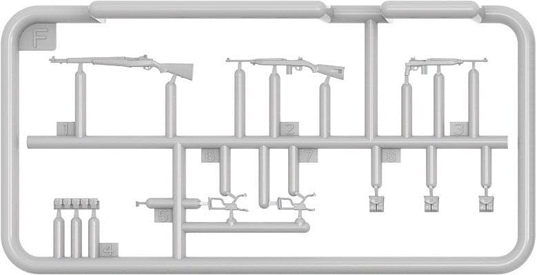 202 - Miniart - 35479 - German Luftwaffe Infantry (Ardennes 1944-45) - sprue