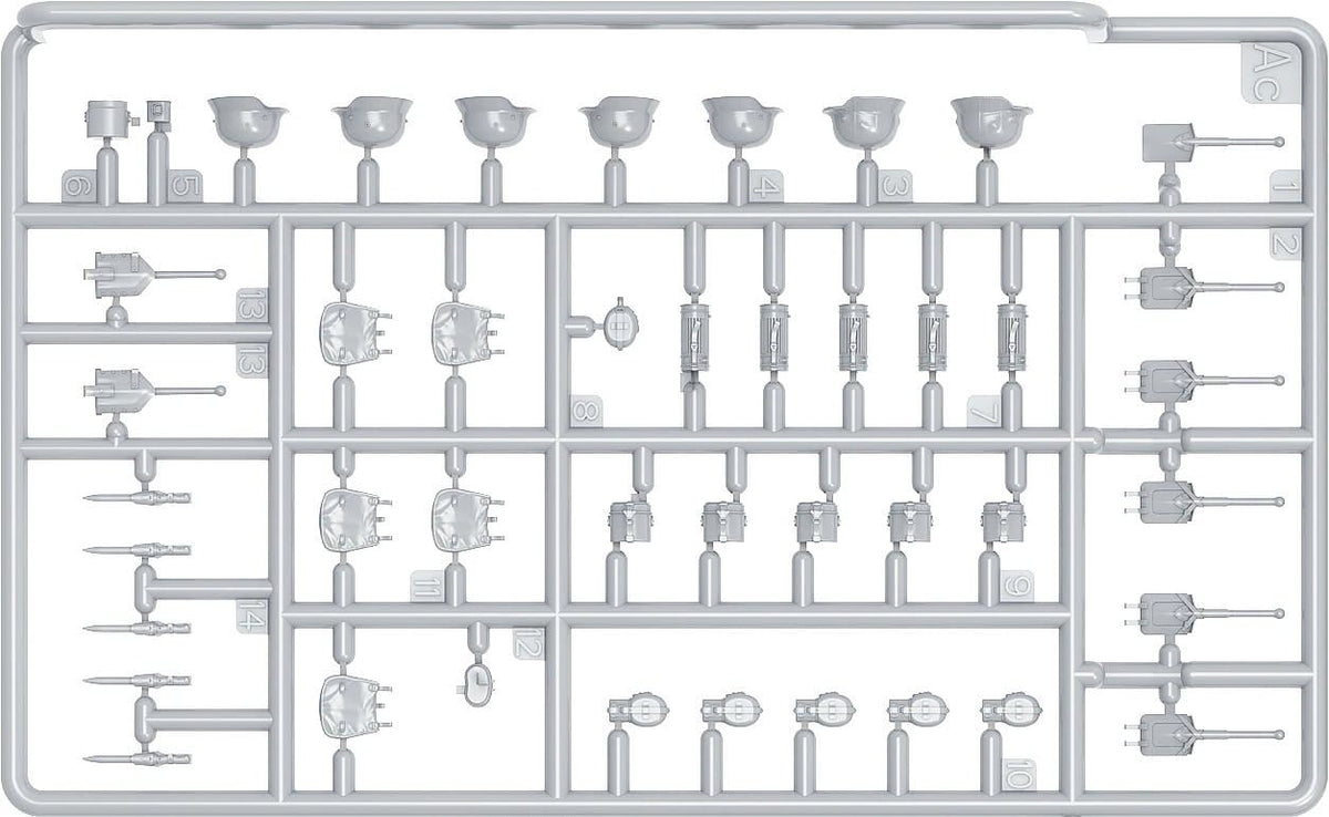 200 - Miniart - 35479 - German Luftwaffe Infantry (Ardennes 1944-45) - sprue