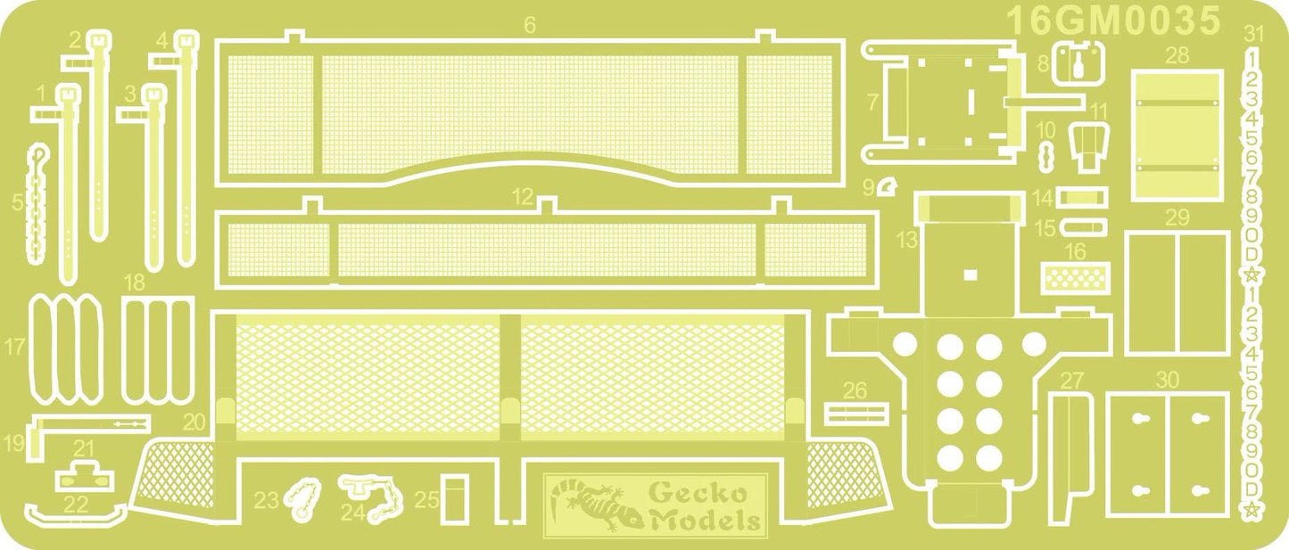 280 - Gecko Models - 16GM0035 - M24 Chaffee - photo-etched parts